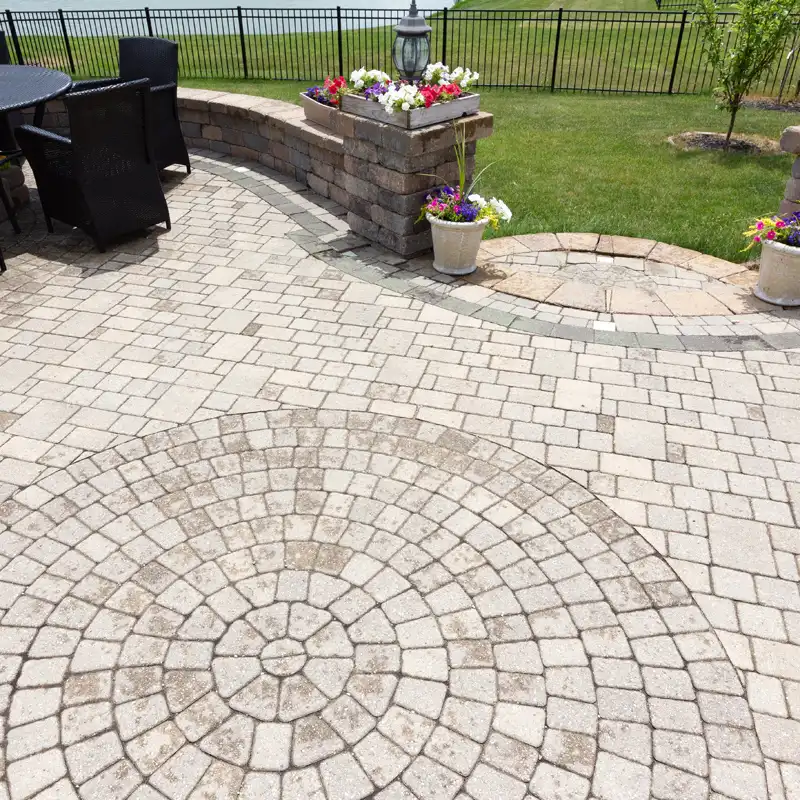 Hardscaping and landscaping project in coastal Delaware
